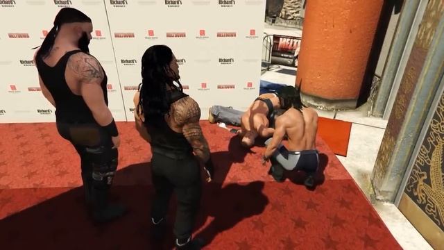 GTA 5 WWE WAR: Team Rollins vs. Team Triple H (GTA V WWE Mods) смотреть онлайн