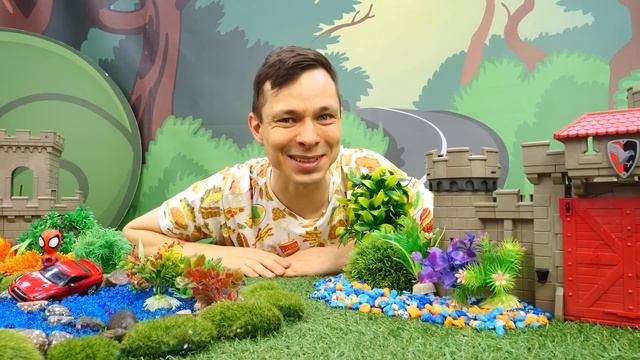 Видео для мальчиков - Гоблин столкнул машину Человека Паука в воду! Супергерои Марвел и машинки смотреть онлайн