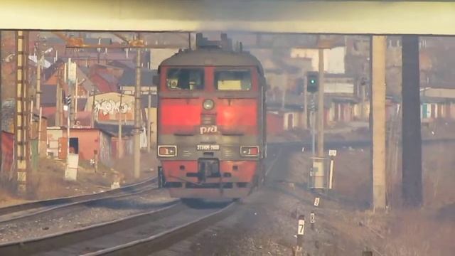 2ТЭ10м-2939 на перегоне Криволучье - Тула-3 МСК ж.д. смотреть онлайн