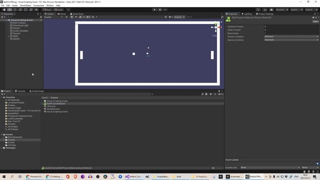 13 Unity Visual Scripting (Bolt) Vs C# - Pong Part 4 смотреть онлайн