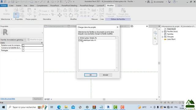 Tutoriels 04 ELECTRIQUE 2023 /comment créer des symboles interrupteurs /courant Revit смотреть онлайн