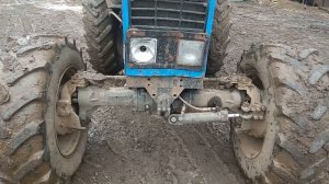 приехал мтз-82 с балочным мостом