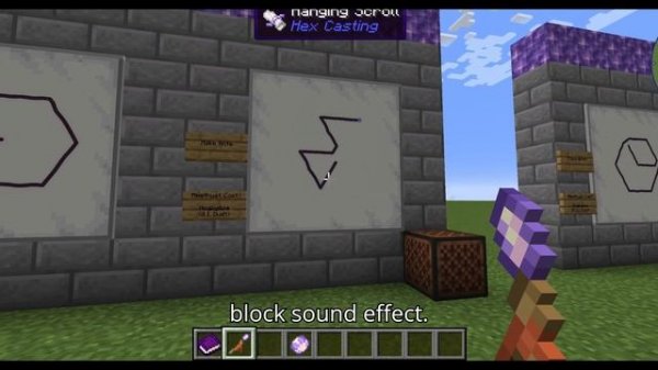 Minecraft Hex Casting Tutorial Episode 4: Some more items, and LOTS of spells