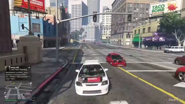 GTA 5 Racing (Boosted Honda vs Boosted Honda) 🚦Blista kanjo смотреть онлайн