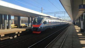 Электропоезд ЭП2Д-0100 на станции Лианозово МЦД-1 | 09.03.2025 г.
