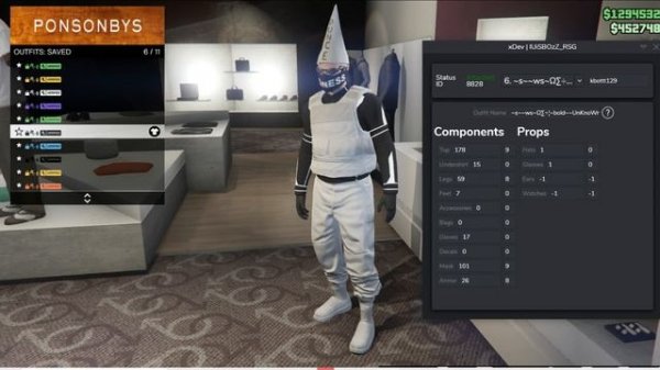 GTA 5 ONLINE MALE MODDED OUTFITS (xdev OUTFIT EDITOR)