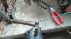Как делать прихватку электродом