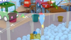 Мультик про машинки для малышей - Четыре машинки на рыбалке