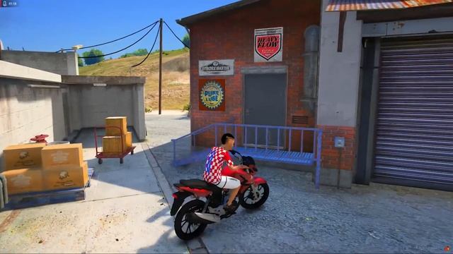 GTA V: VIDA REAL | PASSEI NA BLITZ COM UM SUPER CARRINHO DE CRIANÇA RICA🔥
