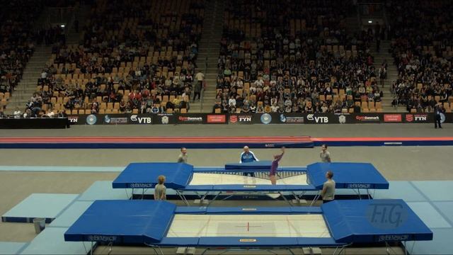 PAVLOVA Yana (RUS) - 2015 Trampoline Worlds - Qualification TR Routine 2 смотреть онлайн