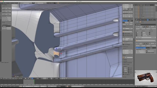 From Zero To Animator - Day 118 Learning Blender Modelling a Revolver 8 (Record 8x) смотреть онлайн