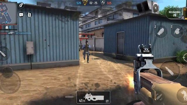 OP Clutchies In One Game Of Modern Ops🤘with P90 Gun 🔫  OP Victory ✌