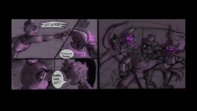 Freddy & Gregory's Glitchtrap Nightmare (FNAF security breach animation) смотреть онлайн