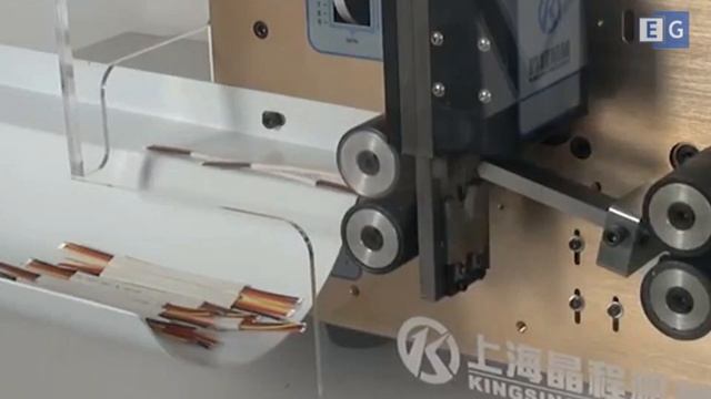 Автоматическая машина для нарезки и зачистки проводов KS-0980I смотреть онлайн
