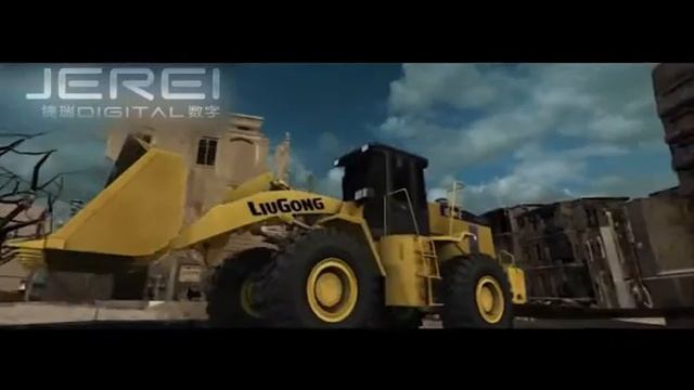 Robot of LiuGong-3D animation смотреть онлайн