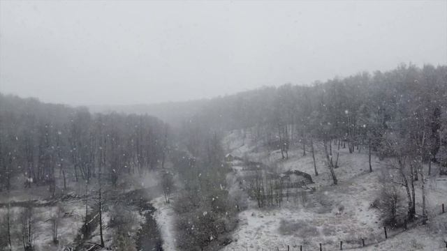 Flying in the snow on DJI Mavic Mini смотреть онлайн