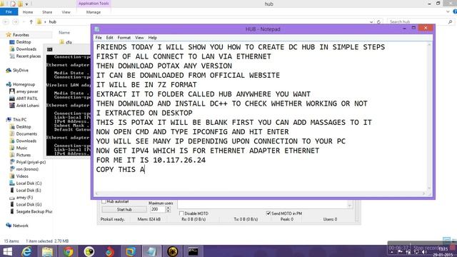 How to Create new HUB on dc++ over local network.............. смотреть онлайн