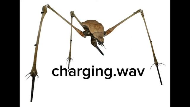 Звуки страйдера из Half Life 2