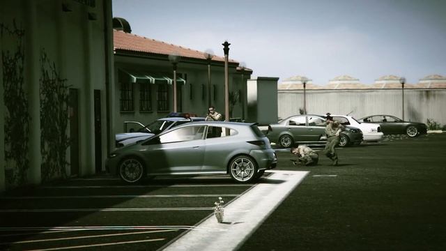 GTA5 Parking Lot Shoot Out смотреть онлайн