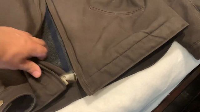 Best Work Coat! Carhartt Men's Relaxed Fit Duck Blanket-Lined Detroit Jacket