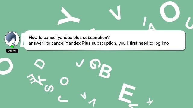 How To Cancel Yandex Plus Subscription?