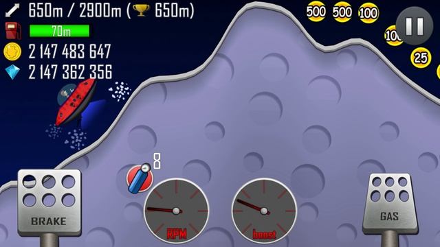 Hill Climb Racing - New Vehicle UFO Gameplay Mod