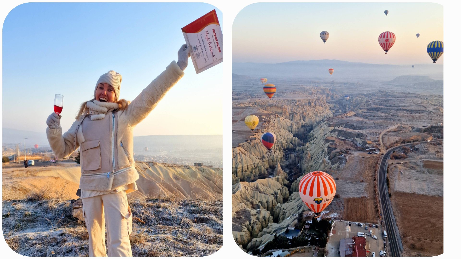 Полет на шаре в долине Гёреме. Каппадокия) смотреть онлайн