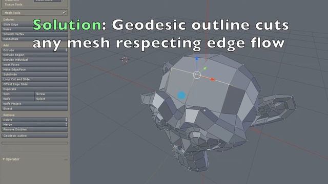 Blender Addon: Geodesic outline смотреть онлайн