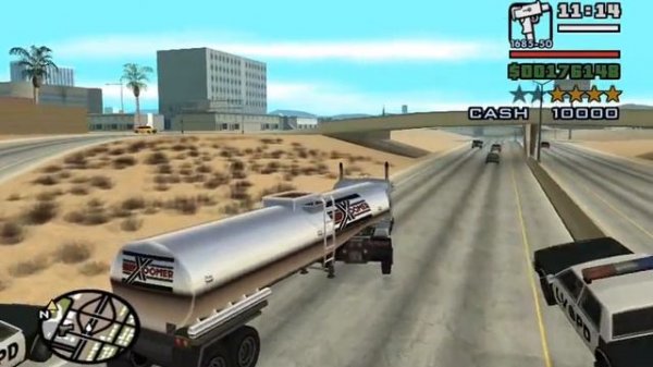 GTA San Andreas -  Trucking Mission #8 (asset mission) - Highly illegal goods to Creek, Las Ventura