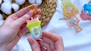 Брелки - шейкеры из эпоксидной смолы 🦋 обзор
