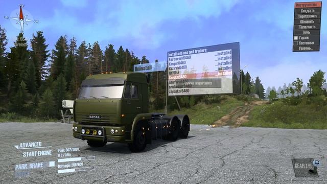 Мадраннер - Обзор Мода КамАЗ-6460  - Mudrunner