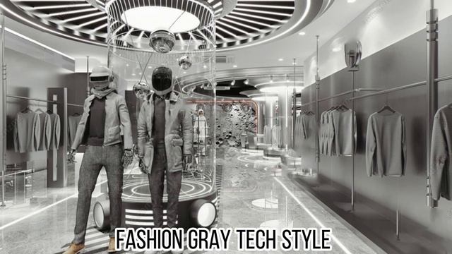 Fashion gray tech style clothing store sketchup model free download смотреть онлайн