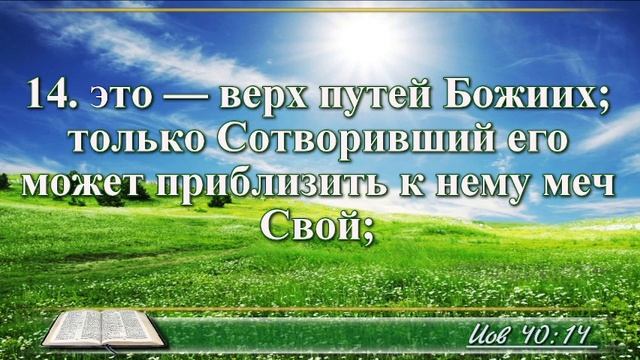 ВидеоБиблия Книга Иова с музыкой глава 40 Бондаренко смотреть онлайн