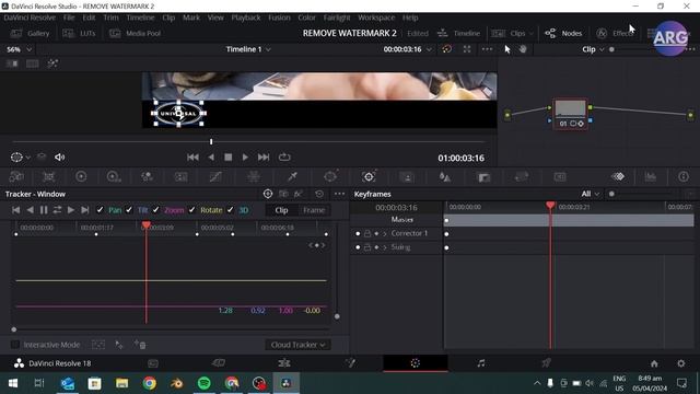 How to Remove Text From Video In Davinci Resolve (Remove Watermark text Tutorial) смотреть онлайн