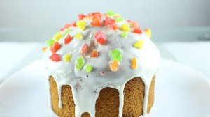 Кулич на кефире без дрожжей + рецепт глазури на сухом молоке. Рецепта приготовления кулича.