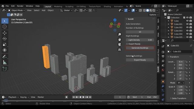BuildIt - Auto-Generate Buildings in Blender смотреть онлайн