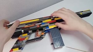 Оружие из лего, которое стреляет - Обзор оружия (Lego gun)