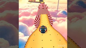 Прохождение бонусного уровня в игре катящийся мяч🏀🏀🏀