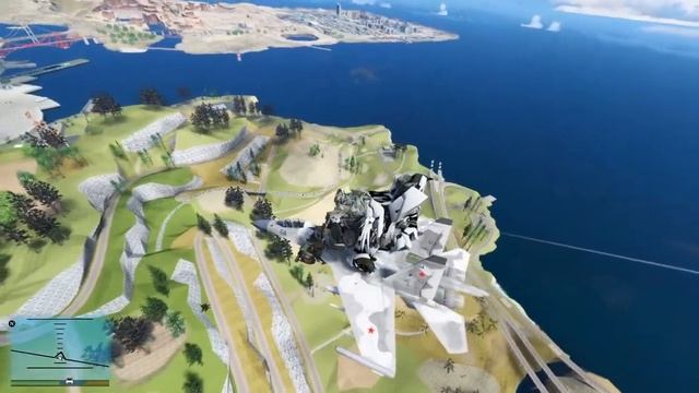 TRANSFORMER MEGATRON MULAI MENYERANG KOTA - GTA 5 MOD TRANSFORMER смотреть онлайн
