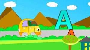 Мультфильмы про машинки - Буква А - Алфавит для детей