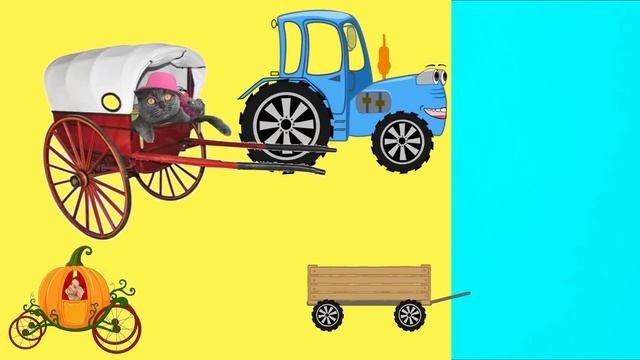 Синий трактор - песенка про Тракторенок и другие песни! смотреть онлайн