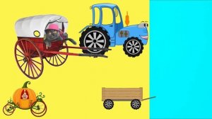 Синий трактор - песенка про Тракторенок и другие песни!