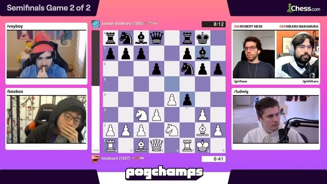 @Voyboy Puts His Undefeated Streak To The Test vs @BoxBox | Chess.com PogChamps [SEMIFINAL MATCH] смотреть онлайн