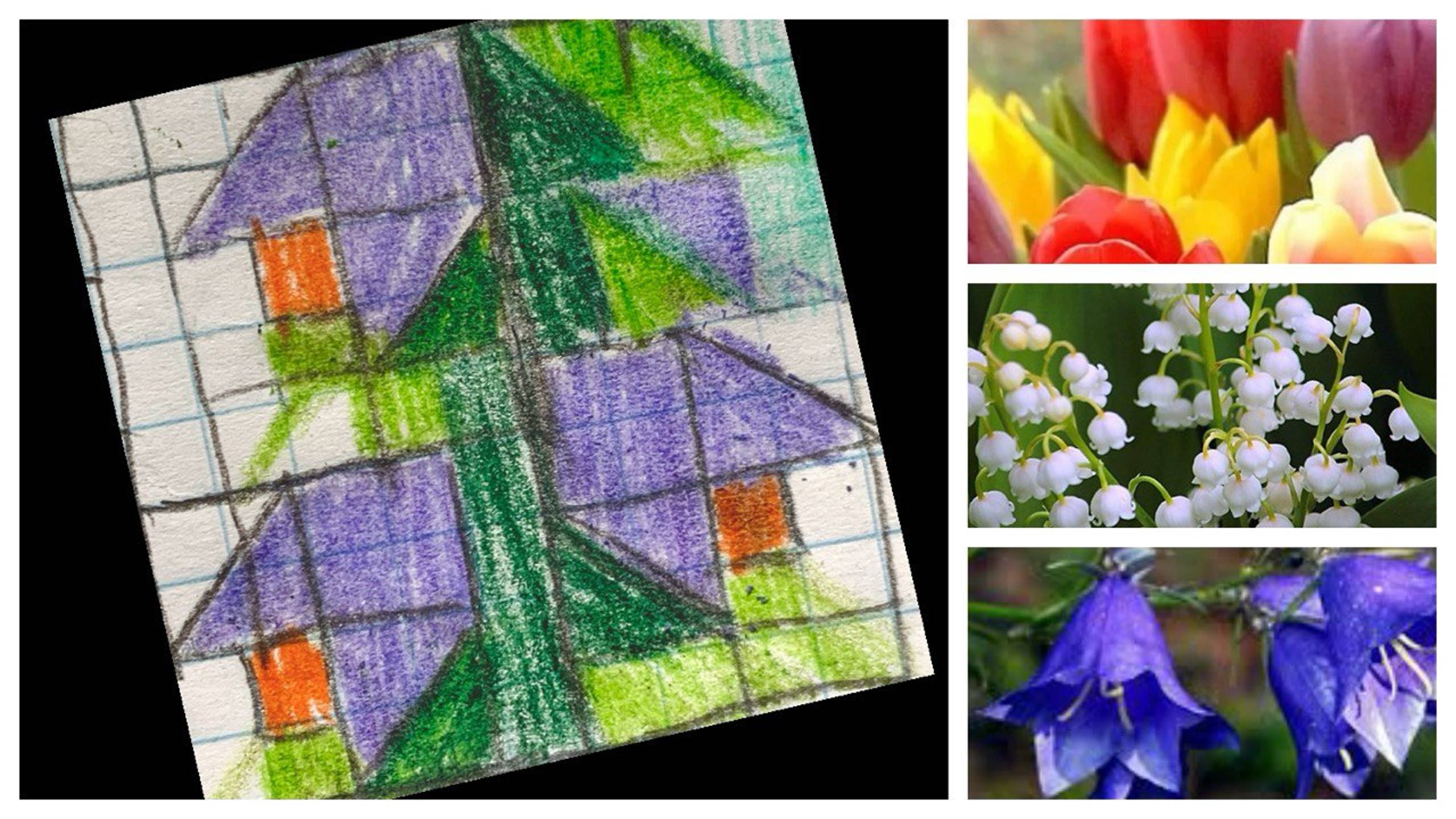 Лоскутный перевертыш. Тюльпаны, ландыши, колокольчики смотреть онлайн