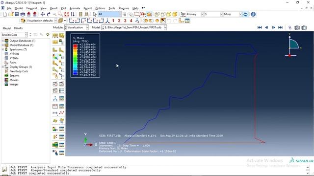 2. Solved FEA book problem using Abaqus! смотреть онлайн