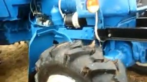 Новый вид трактора ЛТЗ-55 после покраски