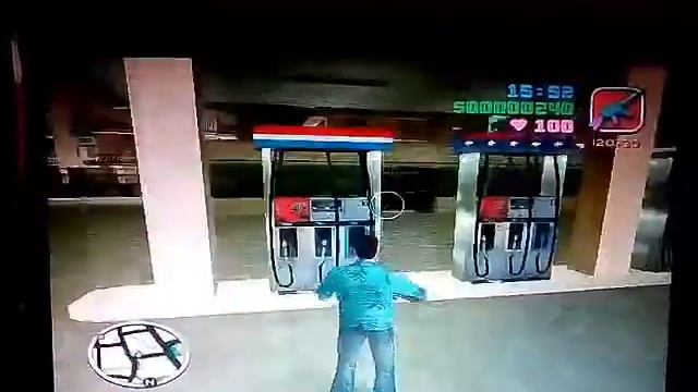 (GTA vice city) The truth of the Petrol - station, revealed!!! смотреть онлайн