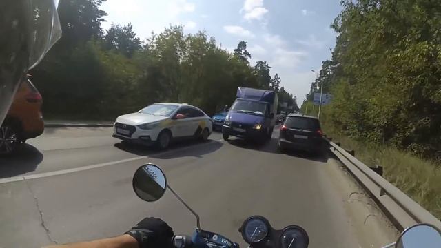 Встречка на эстакаде 18.08.2021 ГАЗель м214ум199 смотреть онлайн