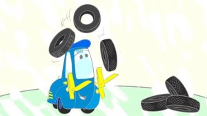 Раскраска из Мультфильма - Тачки Pixar - Учим Цвета