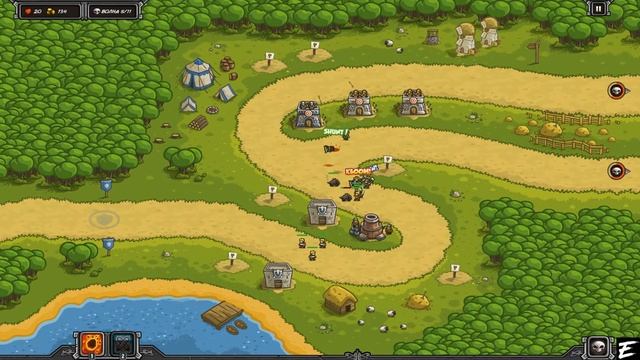 Kingdom Rush! Защити своё царство от злых гоблинов!!! смотреть онлайн